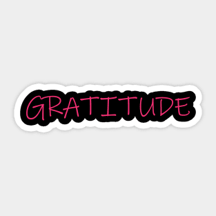 Gratitude Sticker